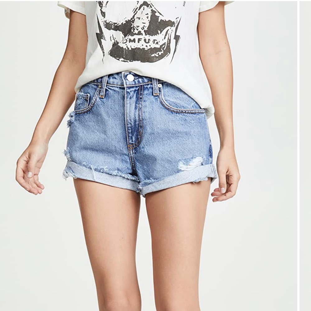 Nobody denim slouchy shorts